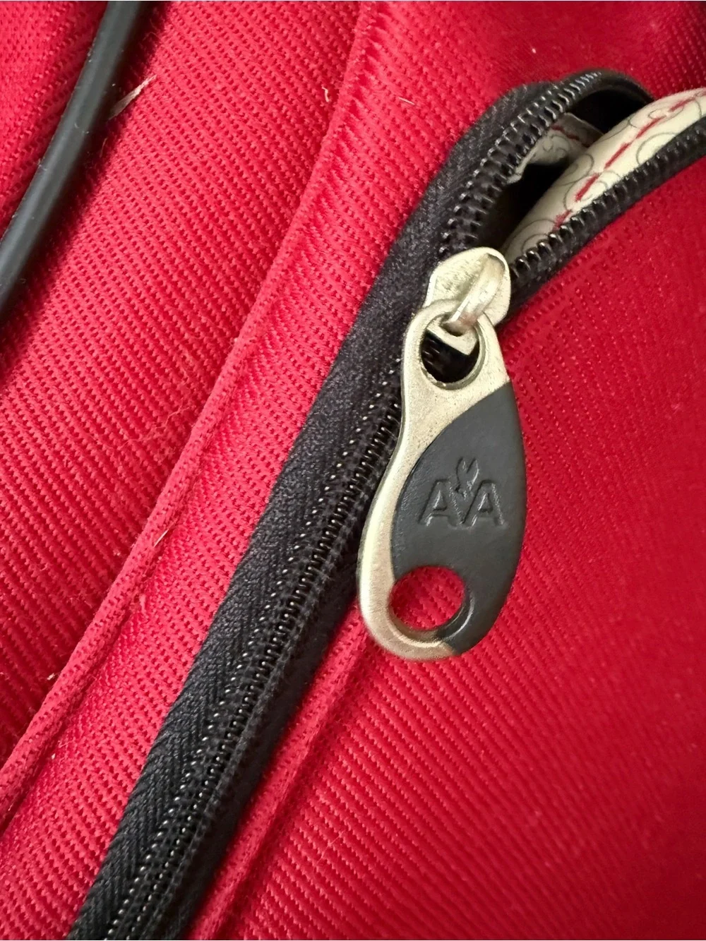 American Airlines Red Laptop Shoulder Bag with Adjustable Strap